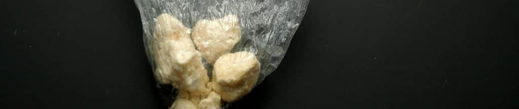 Small rocks of crack cocaine in a plastic bag