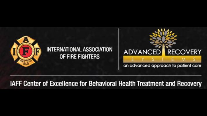 the logo for the aff center of excellence for behavior health treatment and recovery.