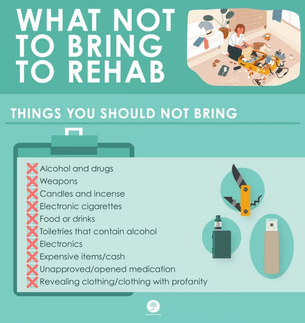 What To Bring And What Not To Bring To Drug And Alcohol Rehab Center