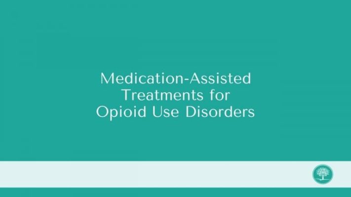 the cover of the book medication - assisted treatments for opioid use disorders.