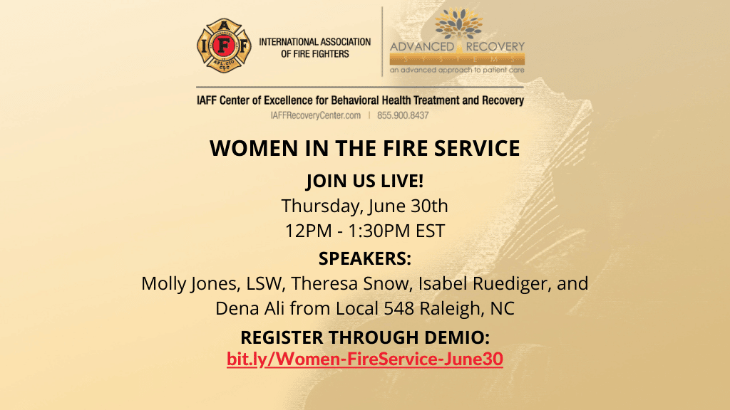 IAFF COE Webinar: Women in the Fire Service