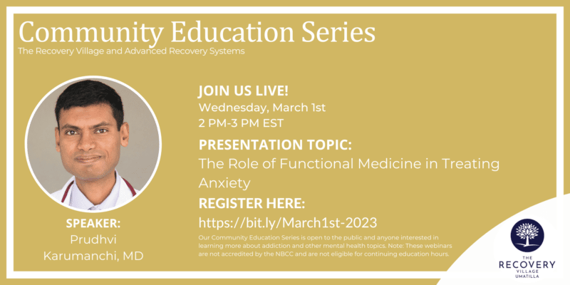 Community Education Series: The Role of Functional Medicine in Treating Anx