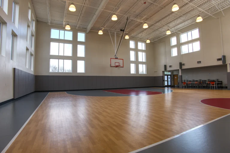 The Recovery Village Cherry Hill at Cooper Drug and Alcohol Rehab near Philadelphia indoor half court basketball scaled