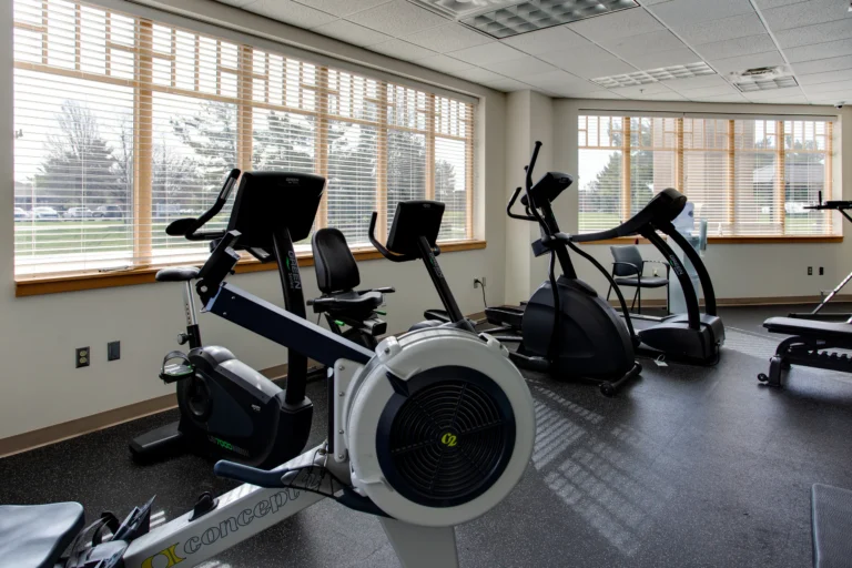 The Recovery Village Columbus Drug and Alcohol Rehab gym for patients scaled