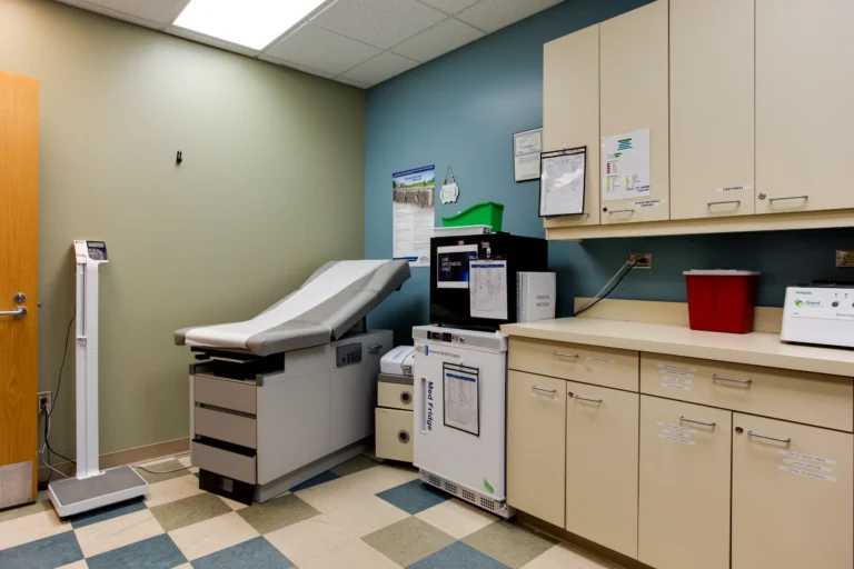 The Recovery Village Columbus Drug and Alcohol Rehab medical exam room scaled