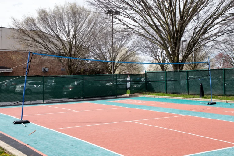 The Recovery Village Columbus Drug and Alcohol Rehab volleyball court scaled