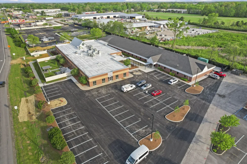 The Recovery Village Indianapolis Drug Alcohol and Mental Health Rehab aerial view of building 2
