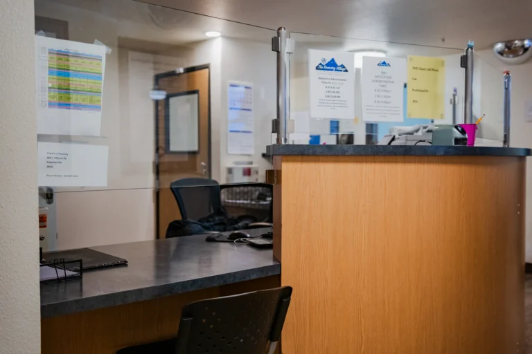 The Recovery Village Ridgefield Drug and Alcohol Rehab near Portland nurses station scaled