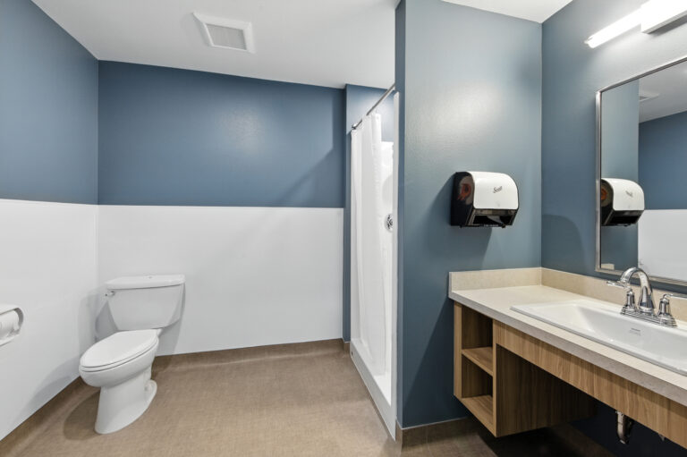The Recovery Village Salem Drug, Alcohol and Mental Health Rehab - patient living space bathroom