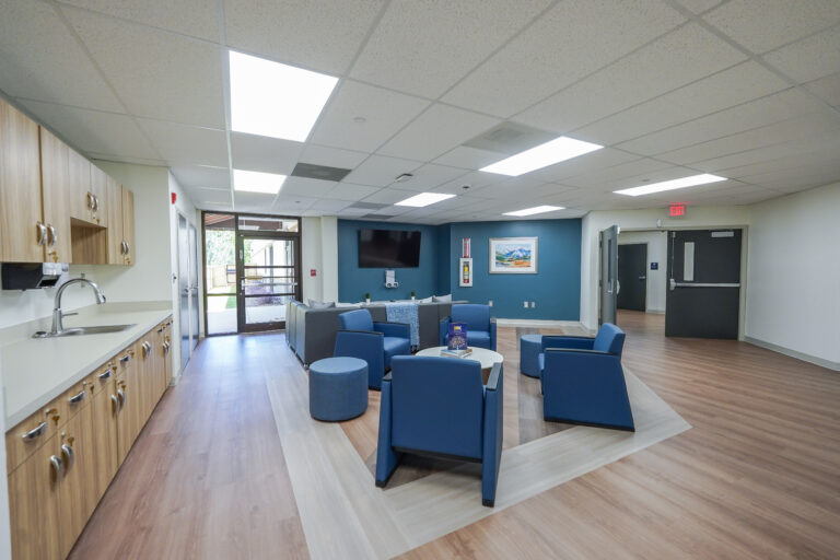 The Recovery Village South Atlanta Drug, Alcohol and Mental Health Rehab - Residential Wing Common Area with Sink
