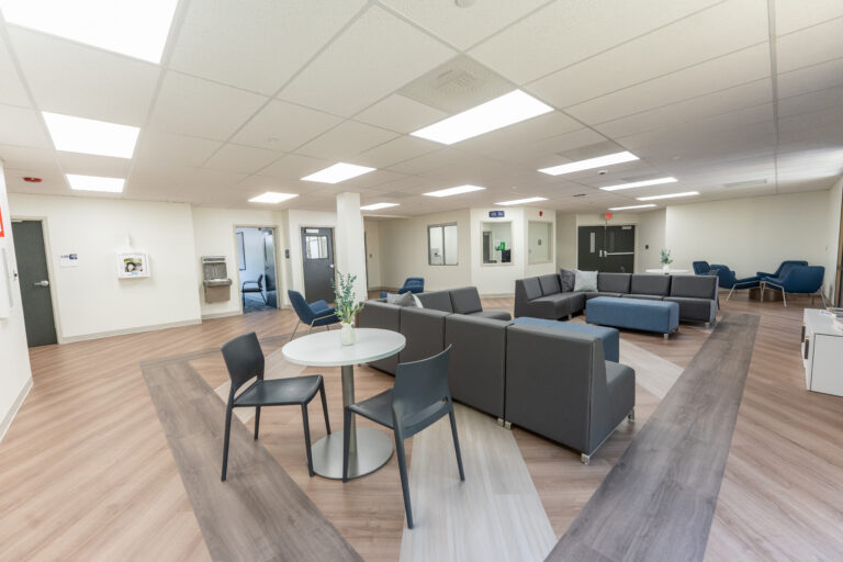 The Recovery Village South Atlanta Drug, Alcohol and Mental Health Rehab - Seating and Relaxation Area on Detox Wing