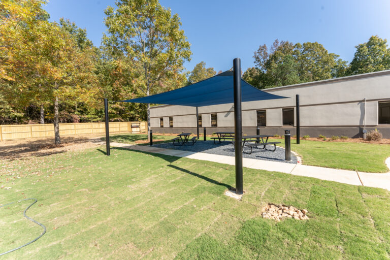 The Recovery Village South Atlanta Drug, Alcohol and Mental Health Rehab - recreational area with benches