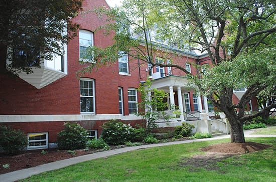 outside